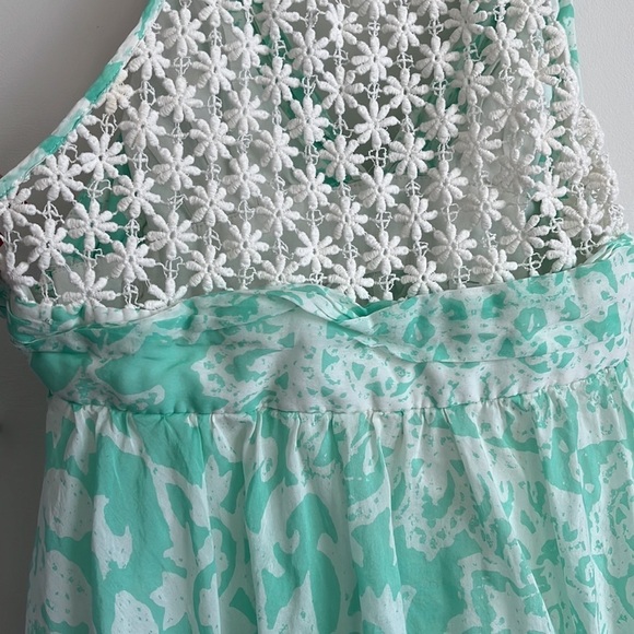 GUESS GREEN TWISTED STRAP HIGH LOW DRESS SIZE 2 - Picture 7 of 10